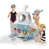 Funny Paper Furniture - Cardboard Submarine