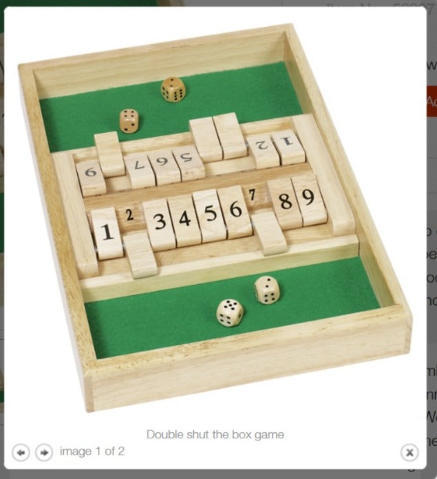 Goki Double shut the box game-felix & mina