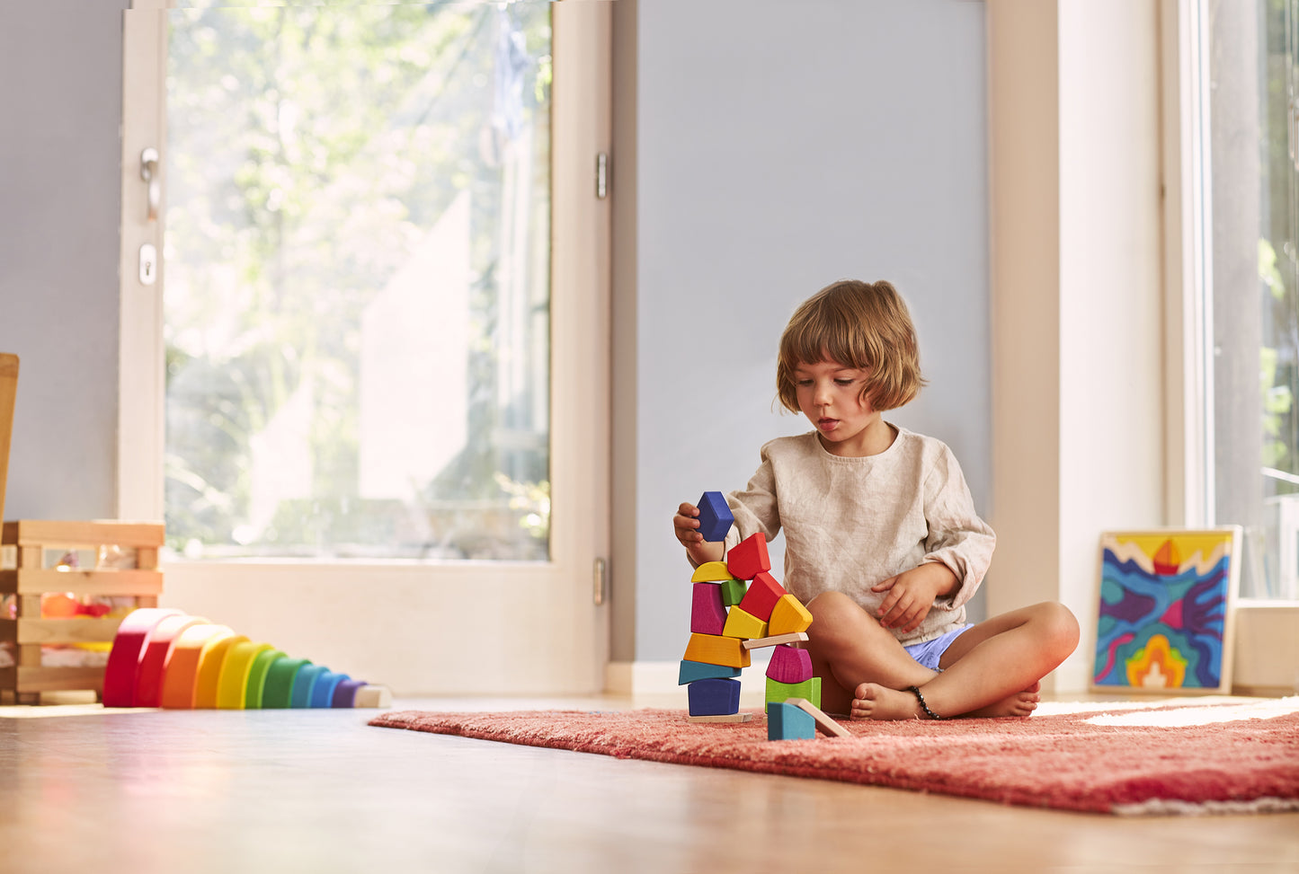 goki landscape puzzle, little polar bear-felix & mina