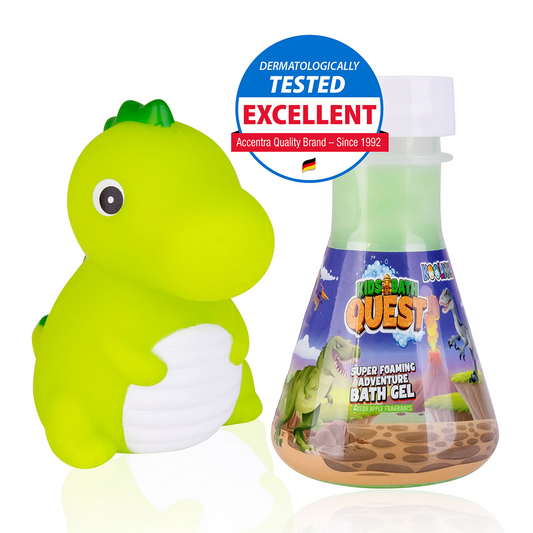 KoolKidz - Bathing Fun Set, Dino Adventure Bath Gel