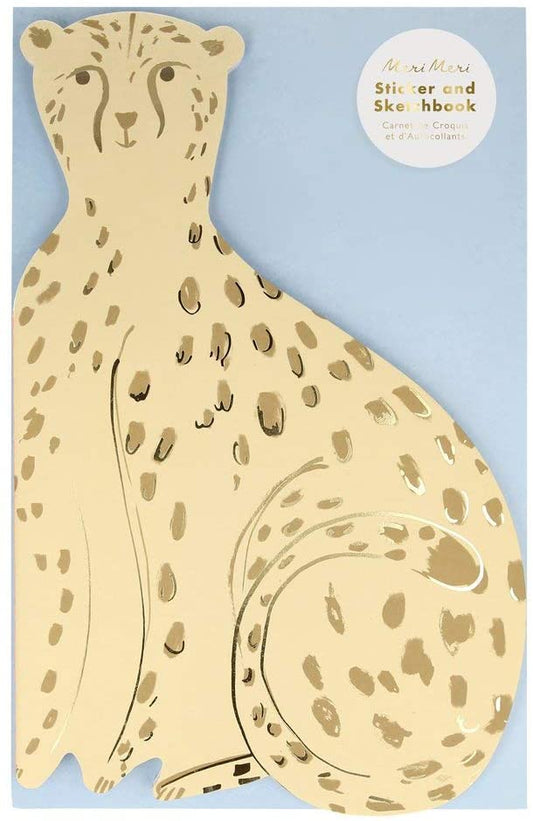 Meri Meri Cheetah Sticker & Sketchbook