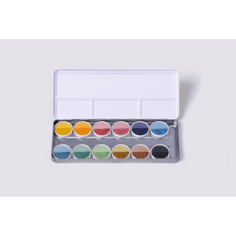 oekoNORM Watercolors Paint Box Nawaro (12 colors)-felix & mina