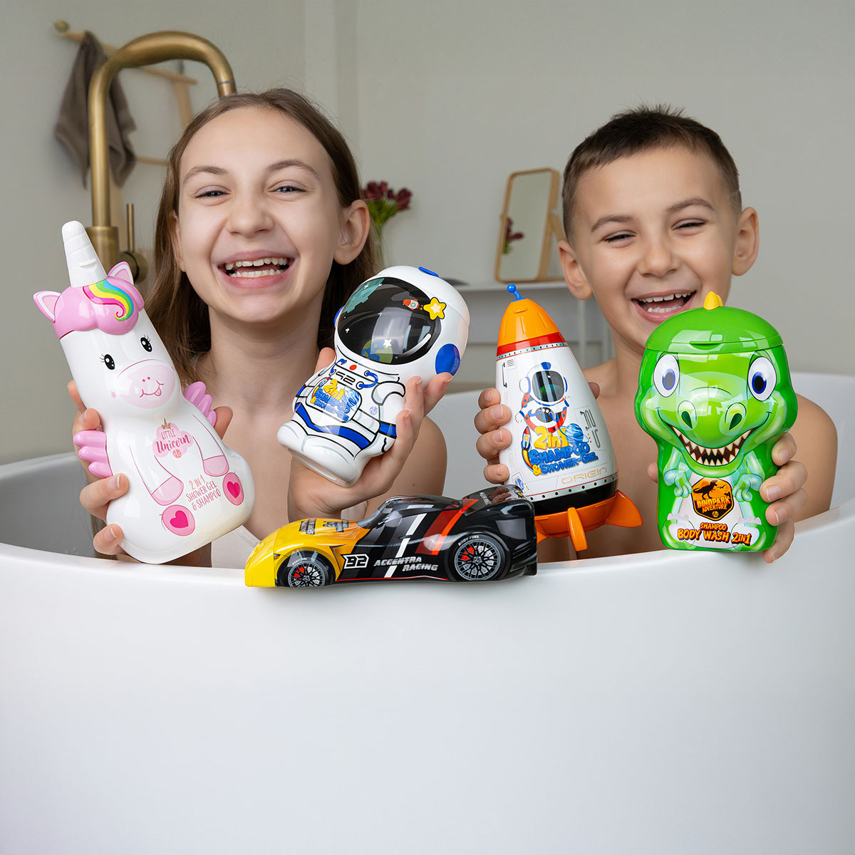 2in1 shampoo & body wash, astronaut-felix & mina