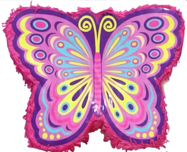 Piñata Butterfly with stick and mask (filling included)-felix & mina
