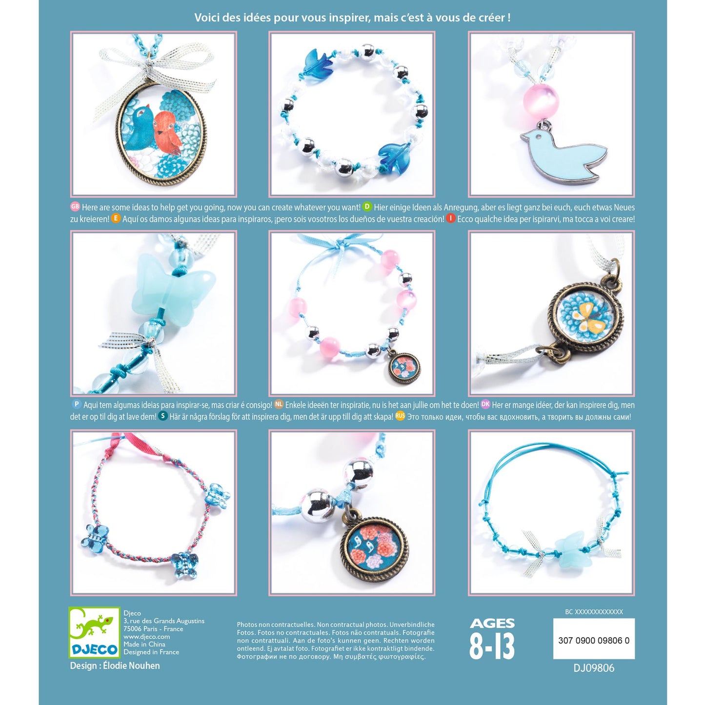 Djeco Butterfly Bird Bead DIY Set-felix & mina