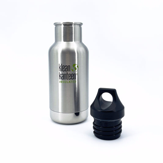 Klean Kanteen Vacuum Insulated Water Bottle (Brushed Stainless)