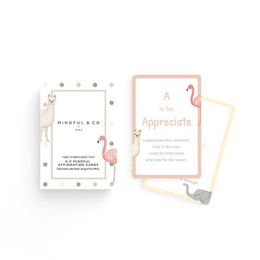 Mindful & Co Kids A-Z Mindful Affirmation Cards