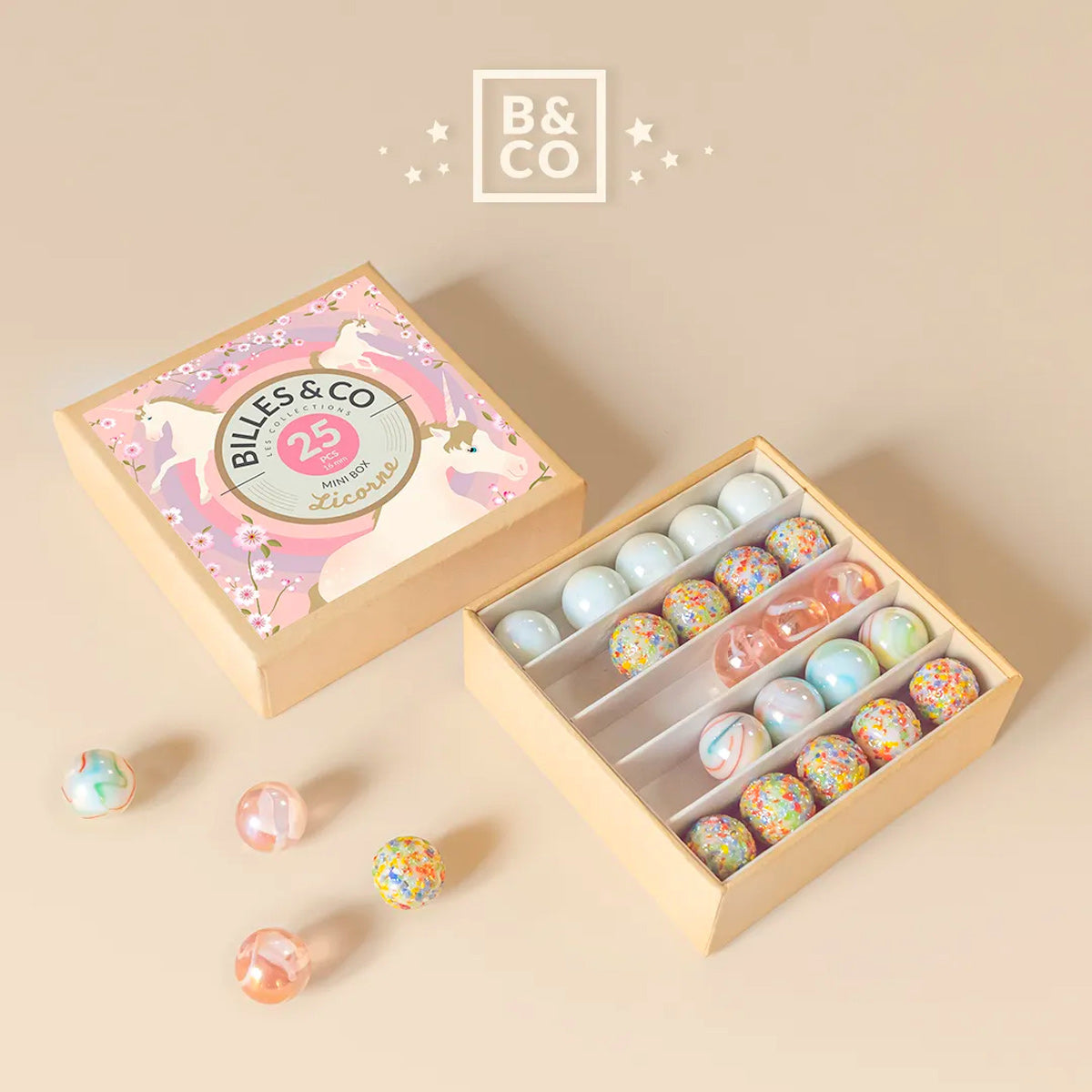 Billes & Co. Unicorn Mini Box - 25 pcs-felix & mina