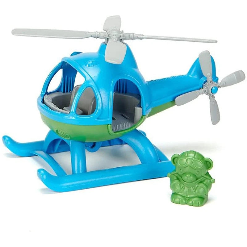 Green Toys - Helicopter Blue-felix & mina