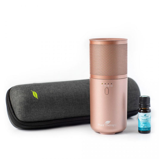 Plant Therapy Portable Diffuser with Travel Pack (Rose Gold)