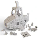 Funny Paper Furniture - Cardboard Submarine-felix & mina