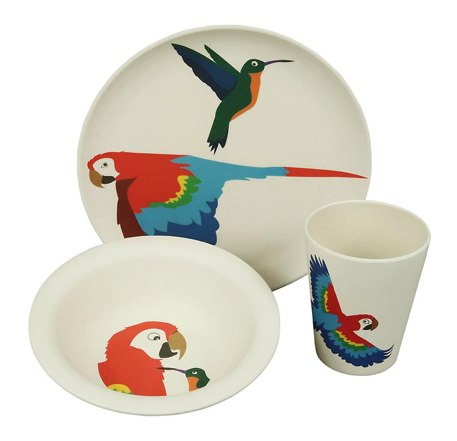 Zuperzozial Hungry Kids Set - Parrot