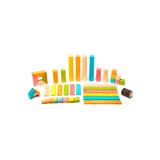 Tegu 42-Piece Set Magnetic Wooden Blocks - Tints-felix & mina