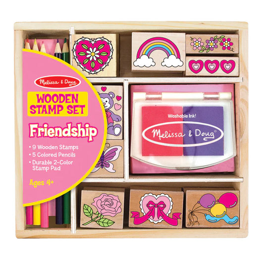 Melissa and Doug - Wooden Friendship Stamp Set