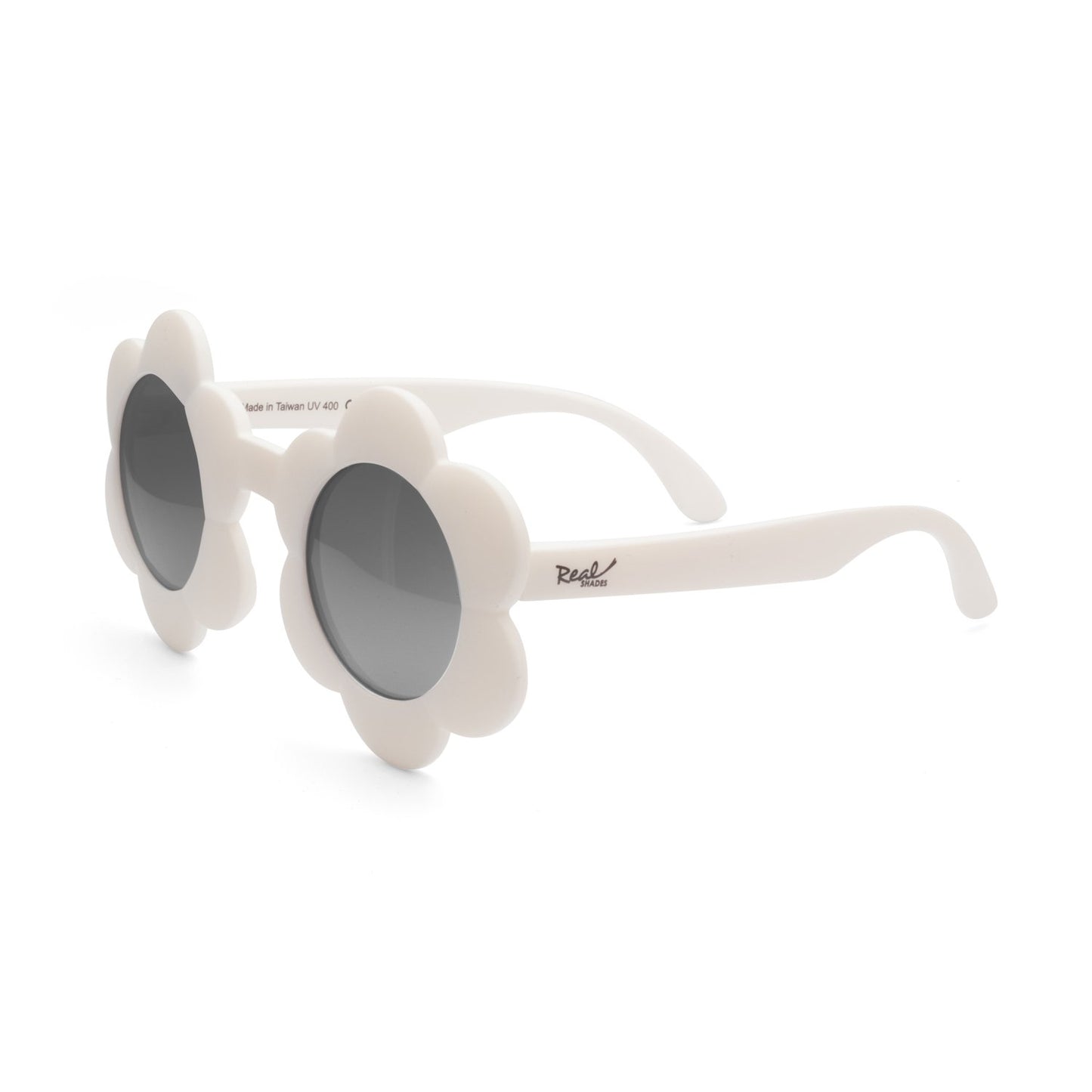 Real Shades Bloom Sunglasses for Toddlers and Kids, White-felix & mina