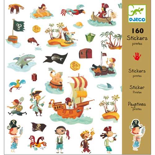 Djeco Pirate Stickers-felix & mina