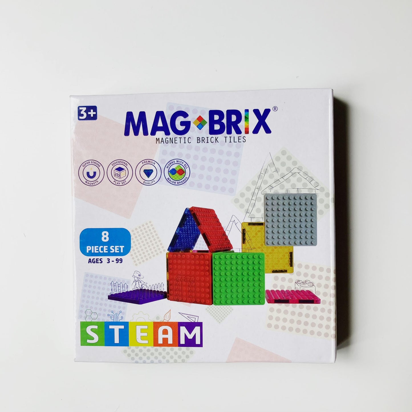 Magbrix® Magnetic Brick Tiles-felix & mina