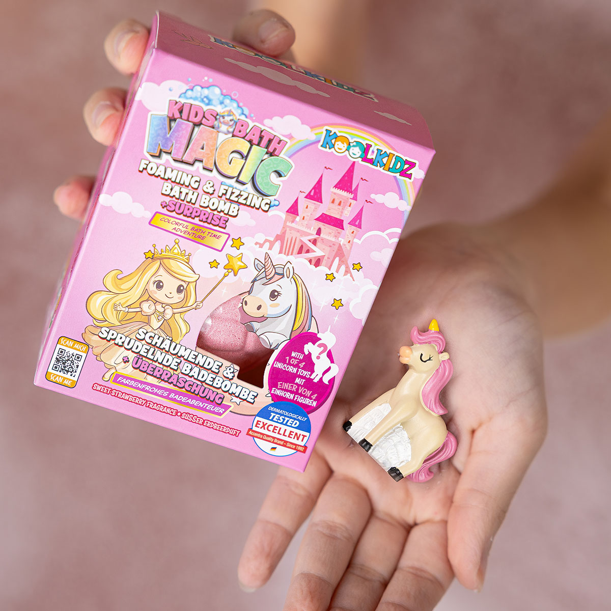 KoolKidz - Foaming Bath Bomb, Unicorn-felix & mina