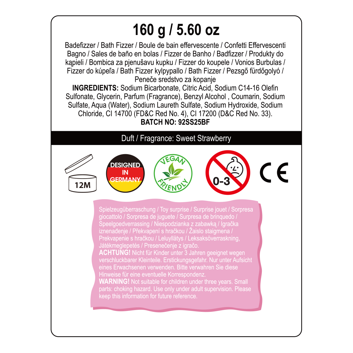 KoolKidz - Foaming Bath Bomb, Unicorn-felix & mina