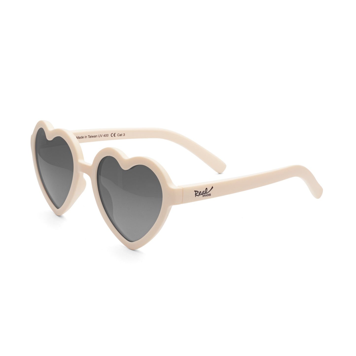 Real Shades Almond Oil Heart Style Flexible Frames with Light Brown Lens-felix & mina