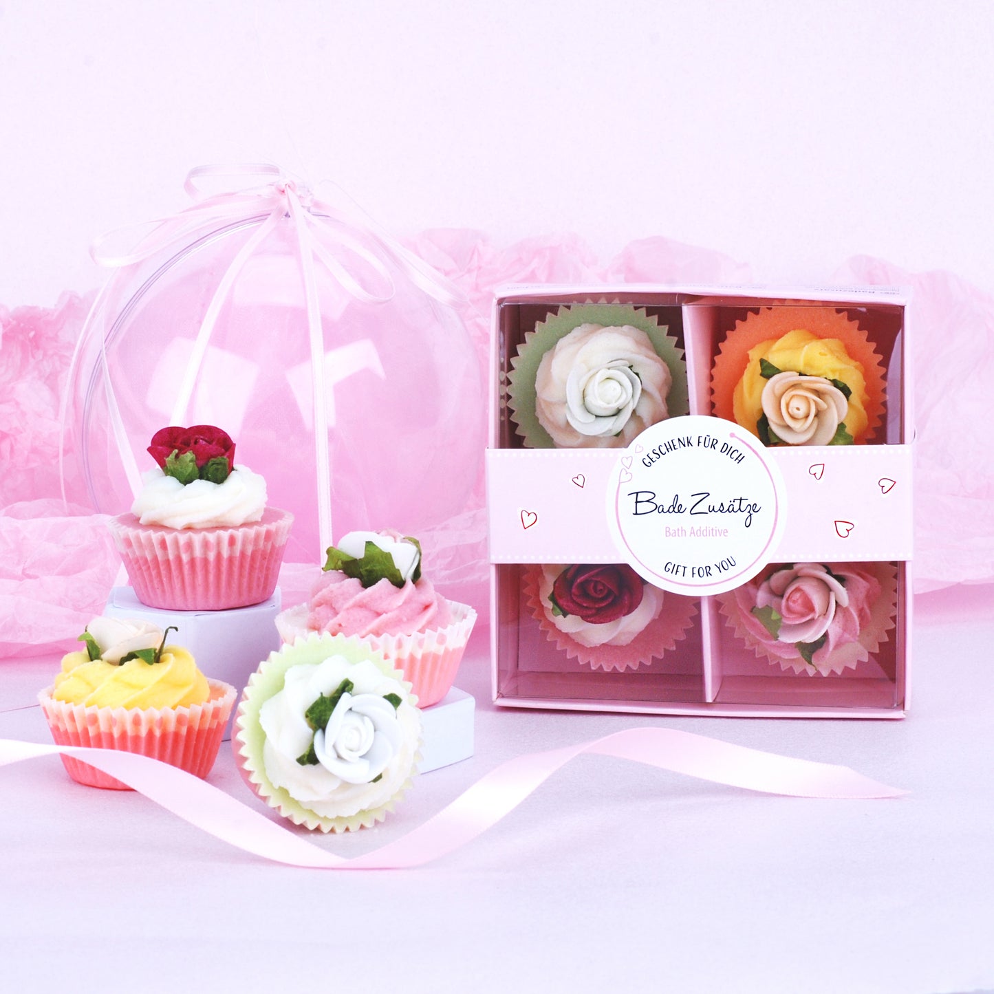 Badefee - Bath creamer gift set “Colour Bouquet”-felix & mina
