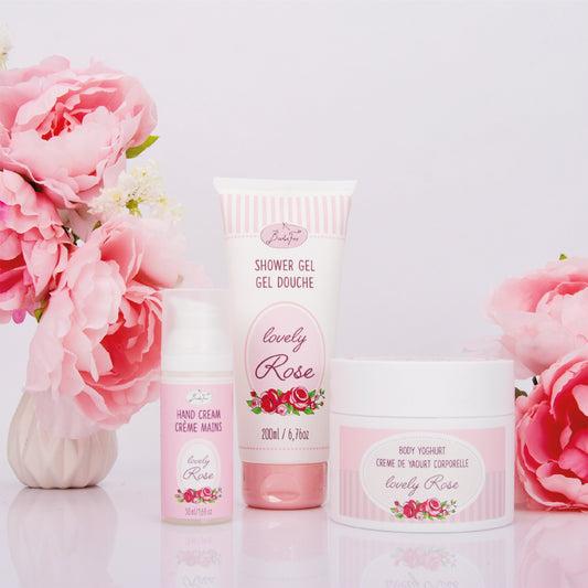 Badefee - Floral bath gift set “Lovely Rose”