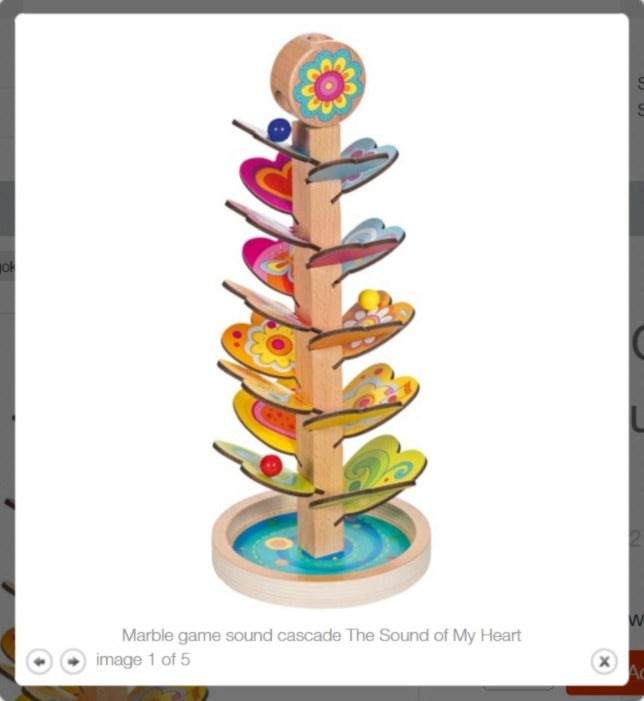 Goki Marble game sound cascade, The sound of my heart-felix & mina