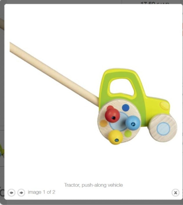 Goki Tractor, Push-along vehicle-felix & mina
