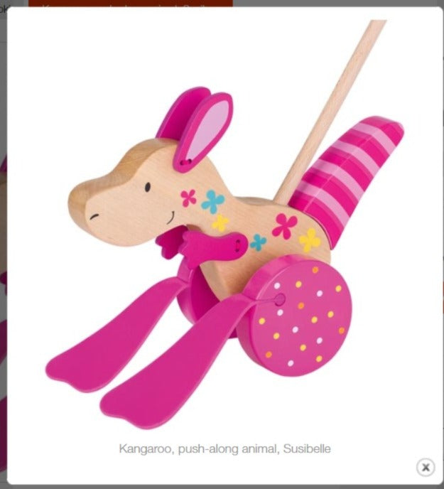Goki Kangaroo, push- along animal, Susibelle-felix & mina