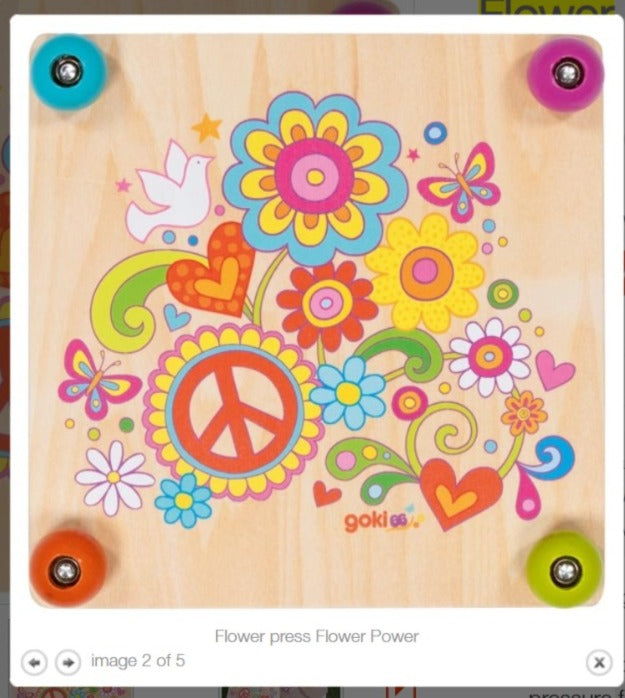 Goki Flower press Flower Power-felix & mina
