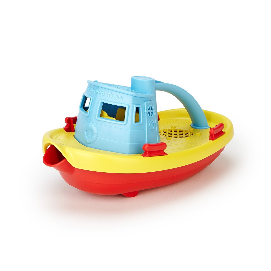 Green Toys Tugboat-felix & mina