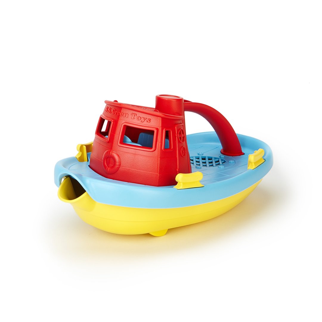 Green Toys Tugboat-Red-felix & mina