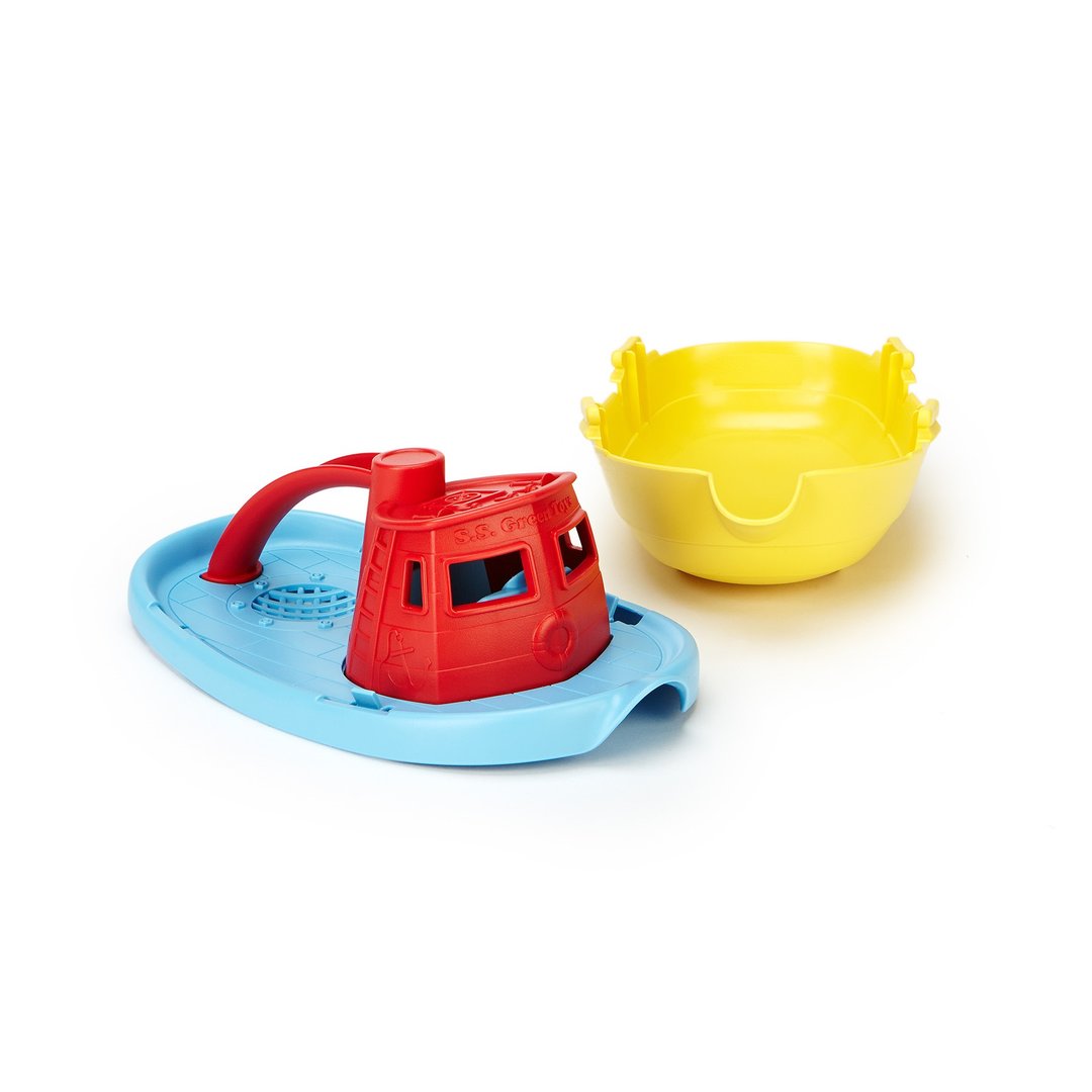 Green Toys Tugboat - Blue-felix & mina