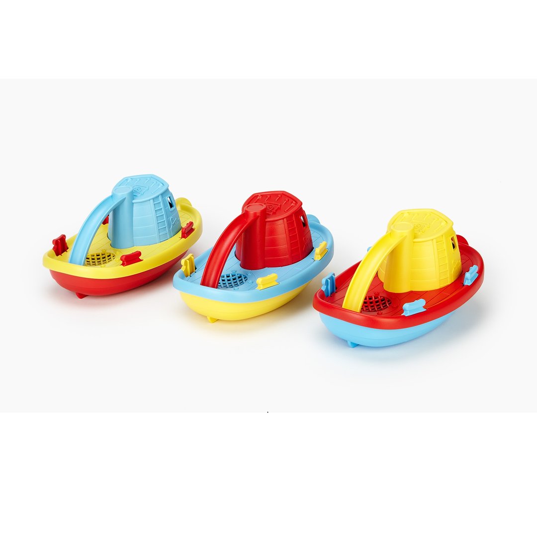 Green Toys Tugboat - Red-felix & mina