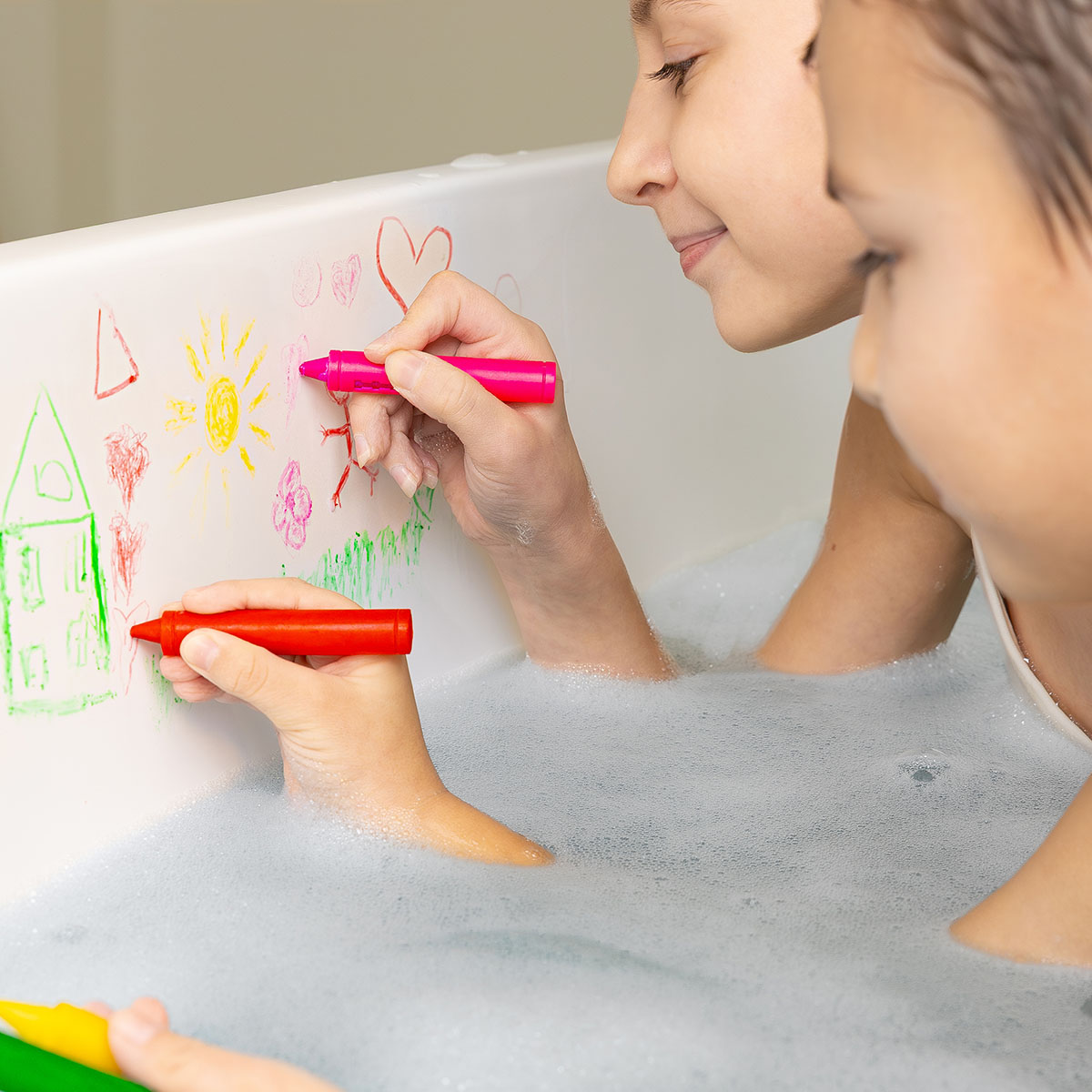 KoolKidz - Bath Art Pens, Super Doodle Set-felix & mina