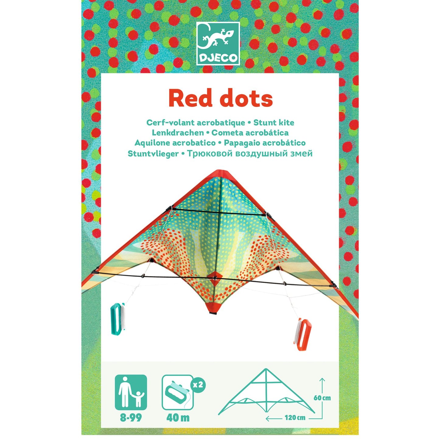 Djeco Stunt Kite - Red Dot-felix & mina