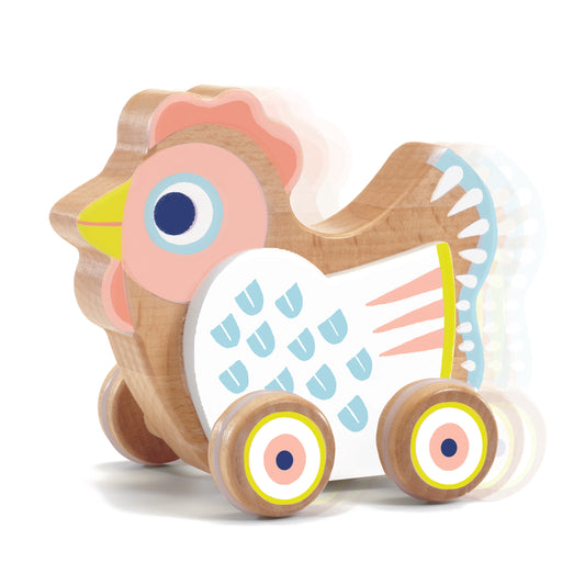 Djeco Chickie Pull-Along Toy