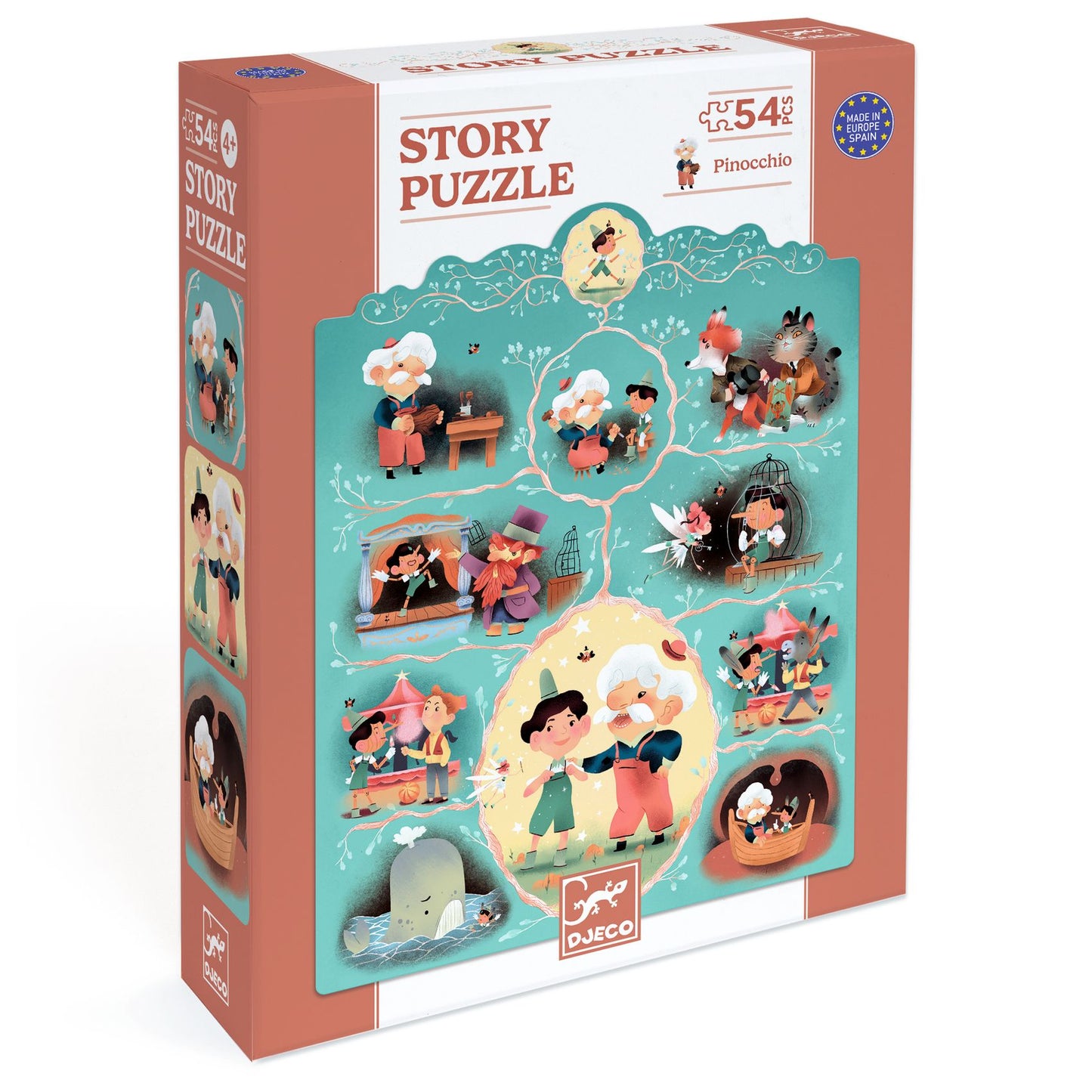 Djeco Pinocchio Story Puzzle-felix & mina