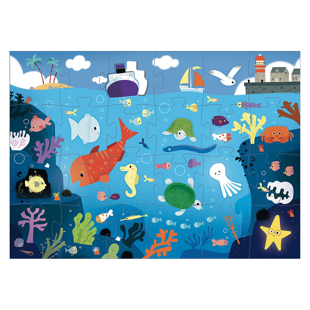 Djeco Under The Sea Giant Puzzle - 24 pieces