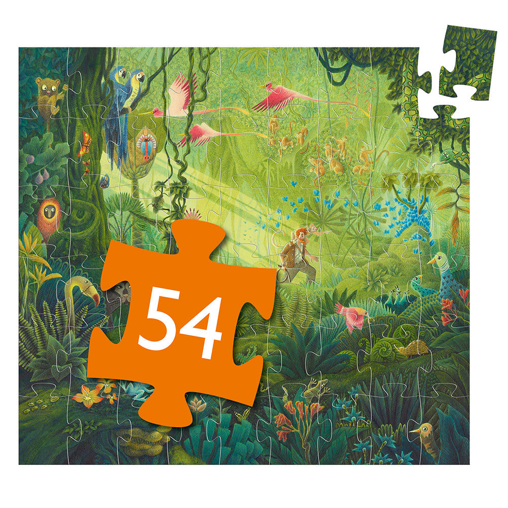 Djeco In the Jungle Puzzle - 54 pieces-felix & mina