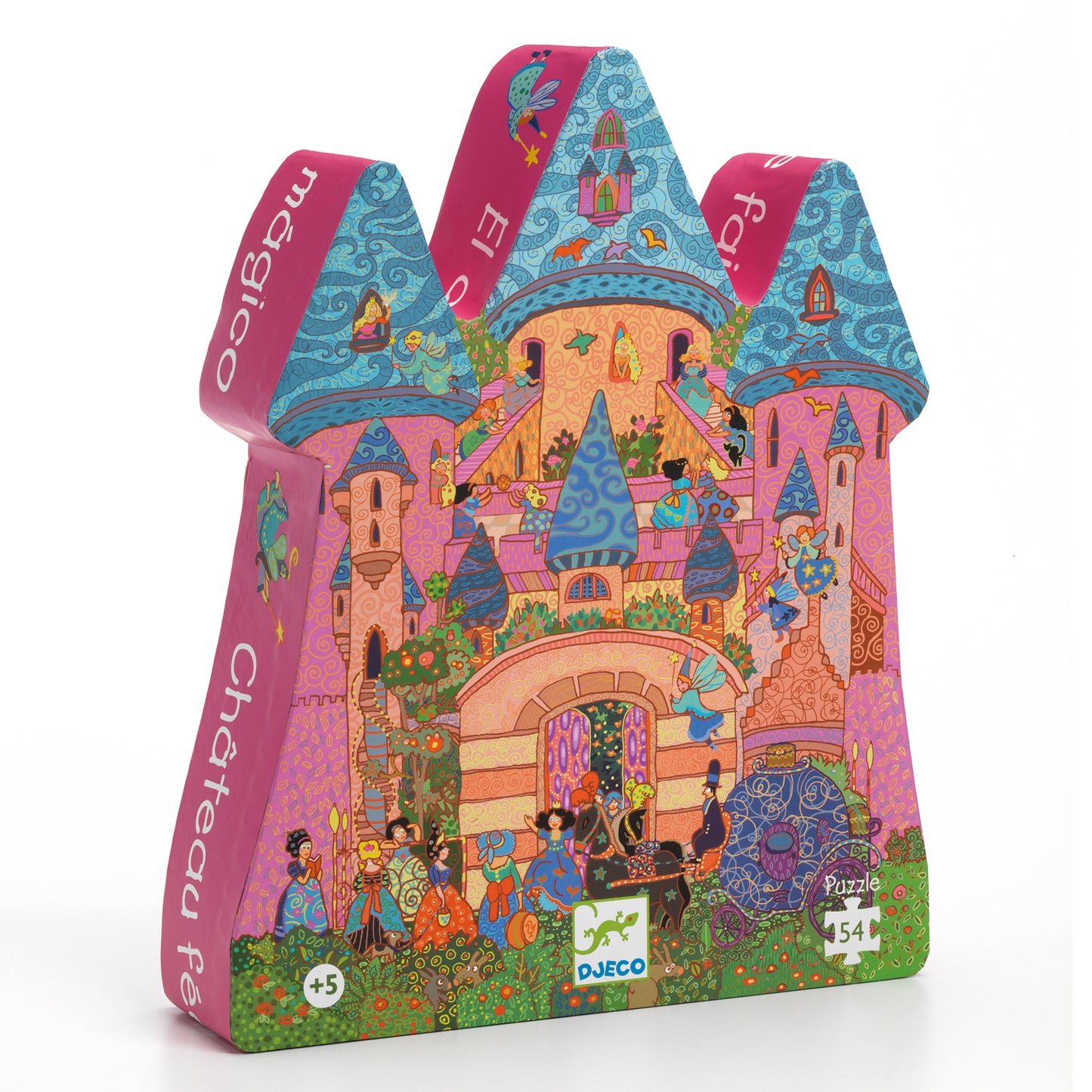Djeco Silhouette Puzzle - Fairy Castle-felix & mina