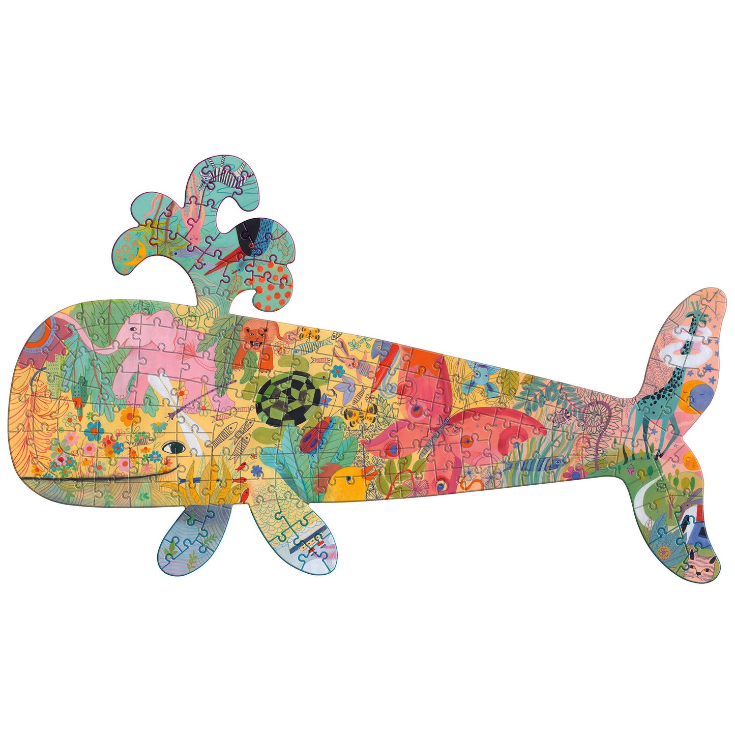 Djeco Vanilla Whale 150-Piece Edgeless Puzzle-felix & mina