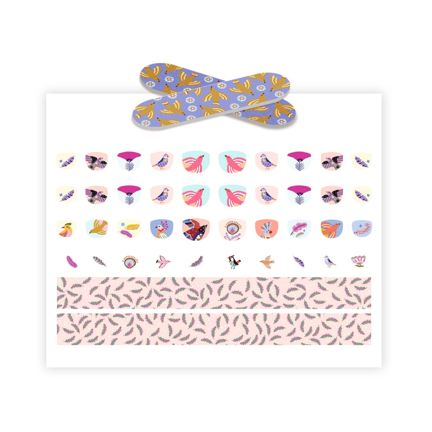 Djeco Little Bird Nail Stickers-felix & mina
