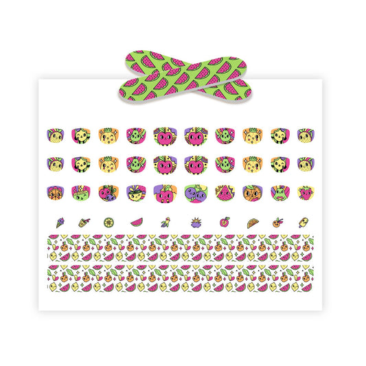 Djeco Cute Fruit Nail Stickers