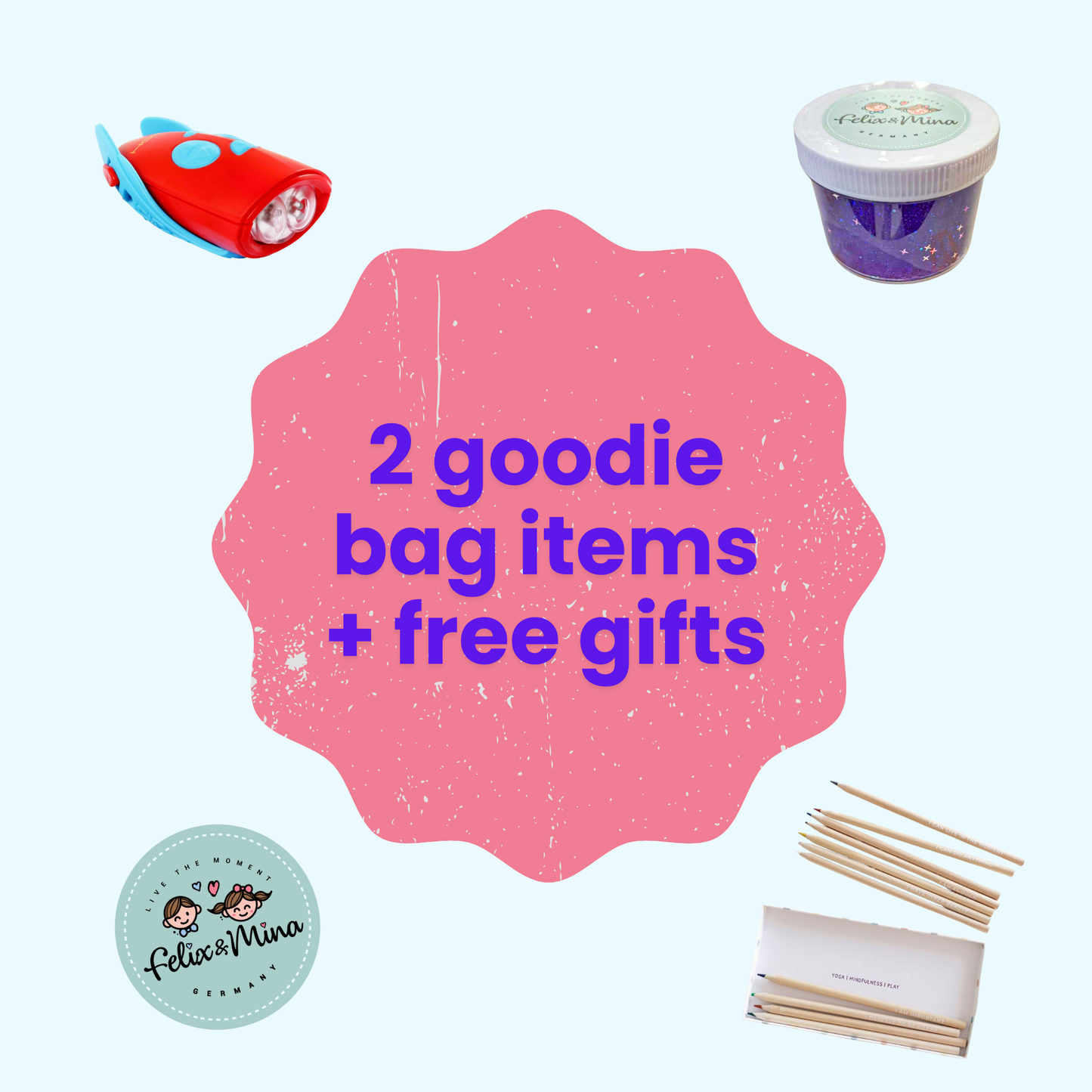 Goodie Bag - Silver Tier (Select 2 items - 10 bags minimum order)-felix & mina