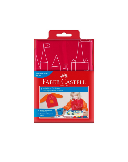 Faber-Castell Painting Apron for Children - Berry-felix & mina