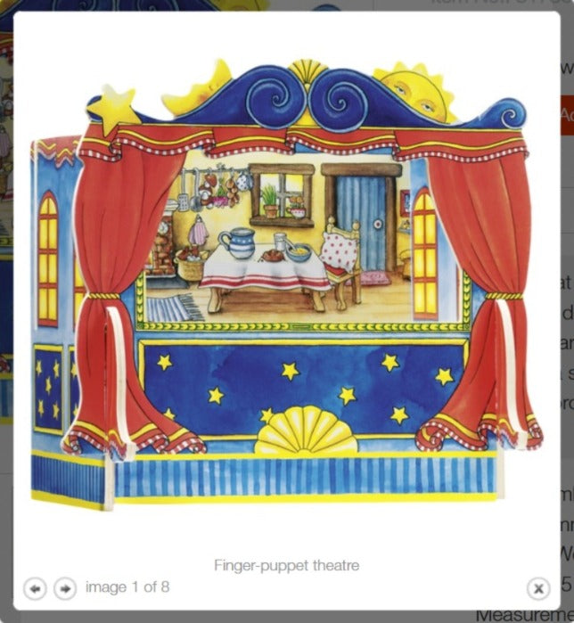 Goki Finger puppet theatre-felix & mina
