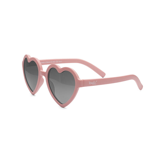 Real Shades Rose Tan Heart Style Flexible Frames with Gold Lens-felix & mina