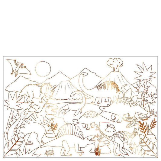 Meri Meri Dinosaur Kingdom Coloring Posters (set of 2)-felix & mina