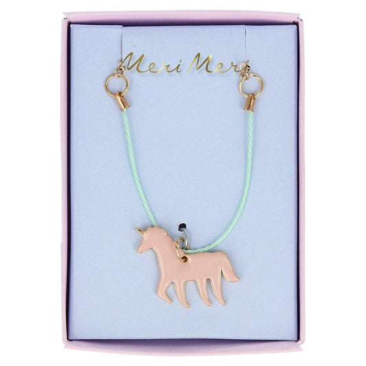 Meri Meri Enamel Unicorn Necklace